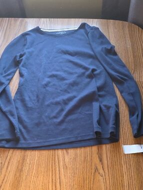 Talbots Men's Long-Sleeve Crewneck Shirt - Dark Navy